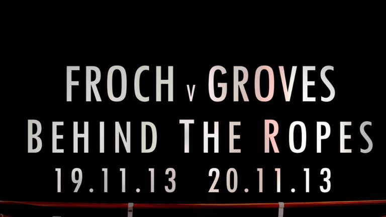 Behind The Ropes - Groves: 7pm, Wednesday, Sky Sports 1