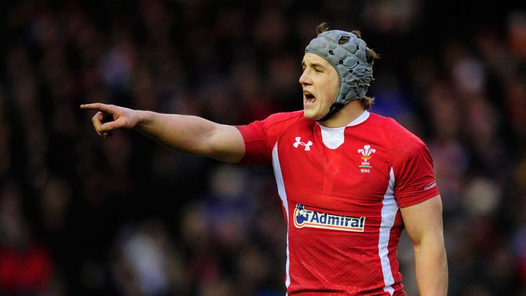Centre Jonathan Davies in action for Wales