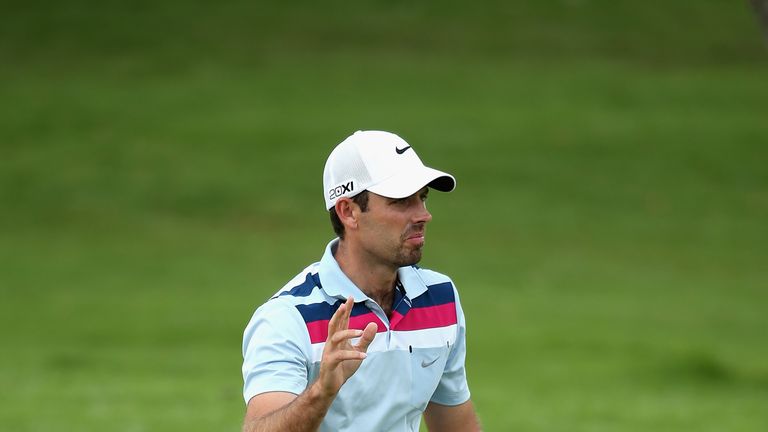 Charl Schwartzel: Shares the lead after a birdie rush