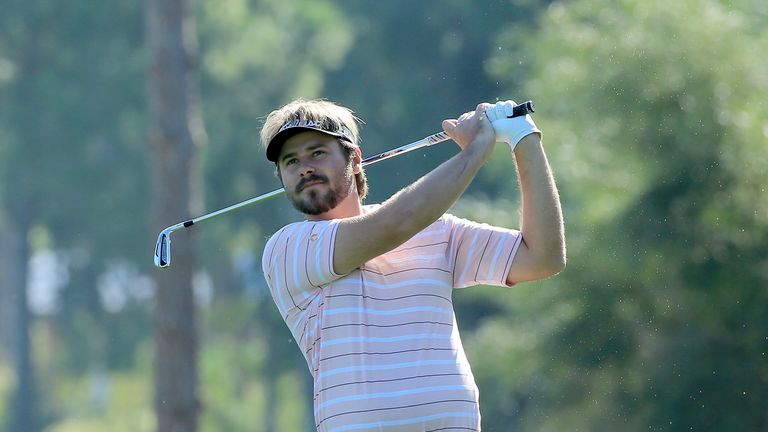 Victor Dubuisson on the first hole during the final round of the 2013 Turkish Airlines Open