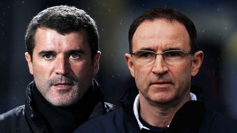 Martin O'Neill Roy Keane