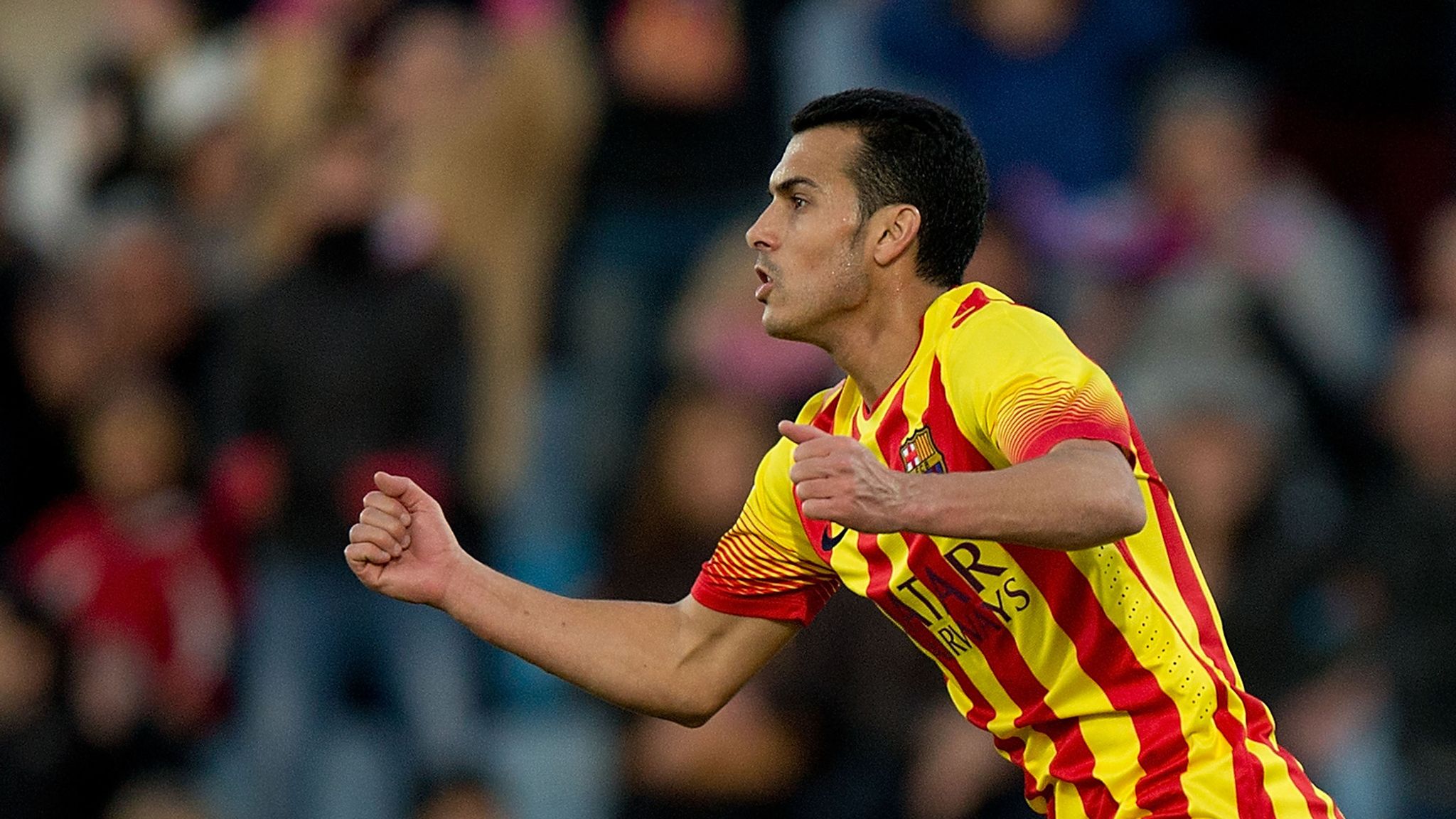 La Liga Barcelona striker Pedro thankful for influence of