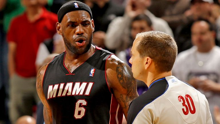 LeBron James scored 26 points in Heat's win over Denver