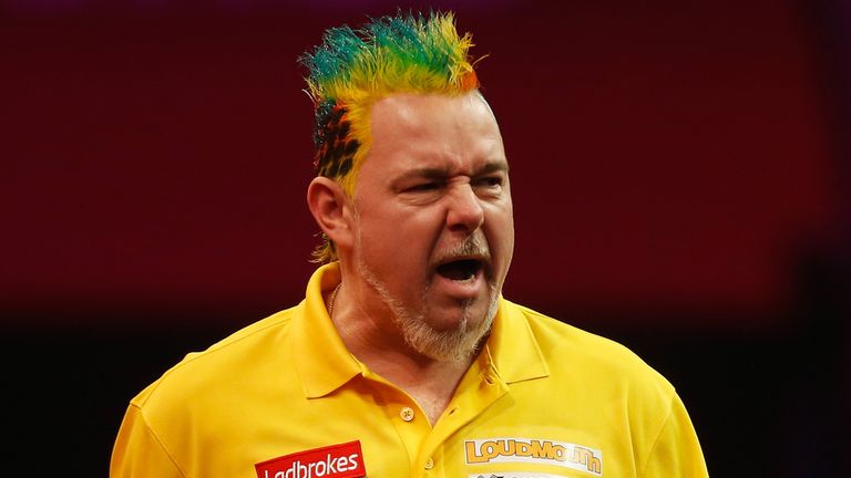 Peter Wright enjoys standing out from the crowd