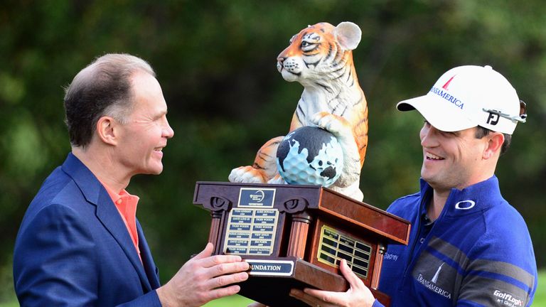 Zach Johnson has entered the world's top 10 for the first time