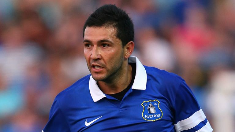 Antolin Alcaraz: Delighted to have finally made his Everton debut