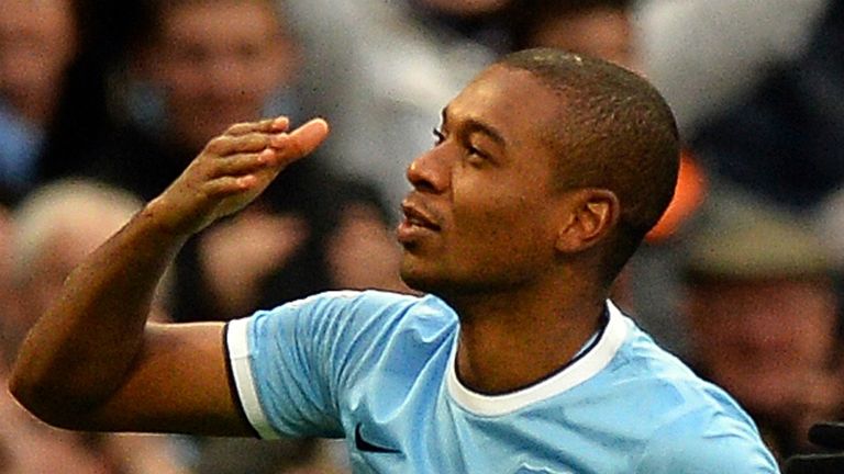 City's lead was bolstered when Fernandinho found the back of the net...