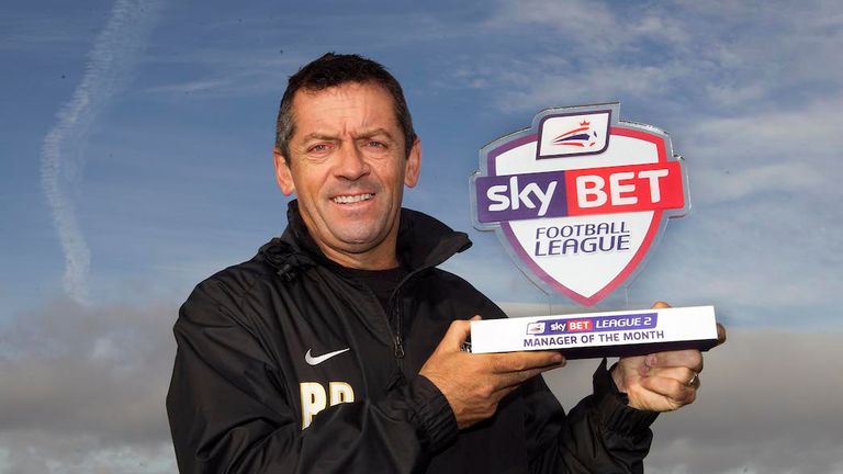 Southend United boss Phil Brown