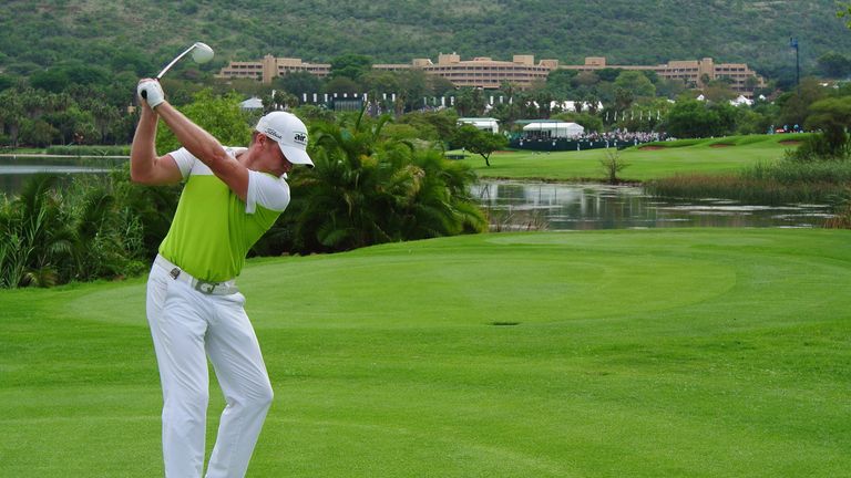 Jamie Donaldson: Three shots clear with one round of Nedbank Golf Challenge remaining