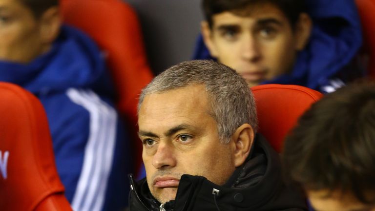 SUNDERLAND, ENGLAND - DECEMBER 17: Jose Mourinho manager of Chelsea looks on  during the Capital One Cup Quarter-Final match between Sunderland and Chelsea