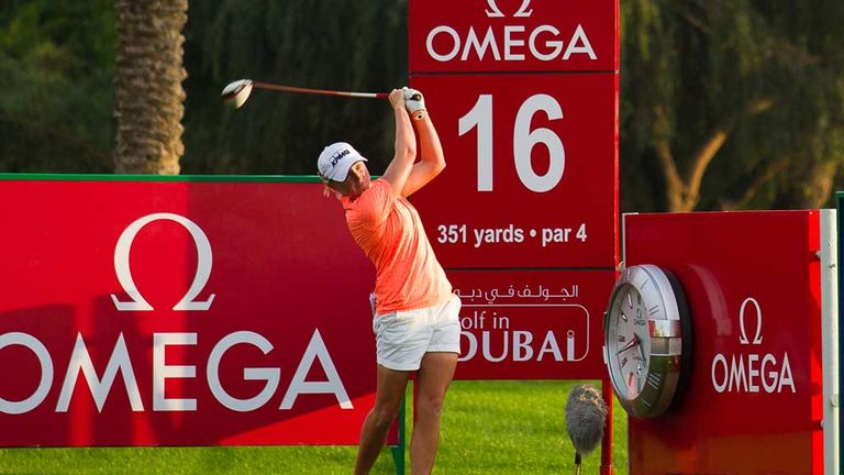 Stacy Lewis in action at The Emirates