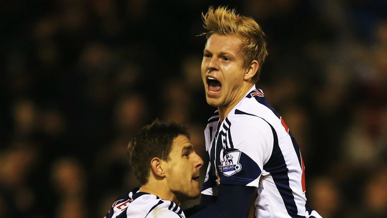 Matej Vydra (r) claimed a late equaliser for West Bromwich Albion against Hull City