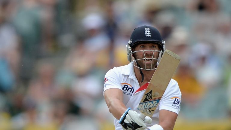 Matt Prior of England bats during day four of the Second Ashes Test Match between Australia and England at Adelaide Oval