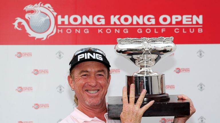 Miguel Angel Jimenez: Breaks his own record as the oldest winner on the European Tour