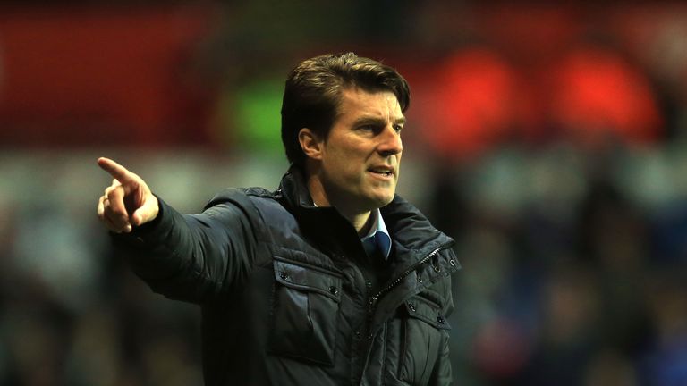 SWANSEA, WALES - DECEMBER 22: Michael Laudrup the Swansea manager reacts during the Barclays Premier League match between Swansea City and Everton at the L