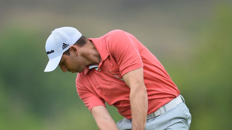 Sergio Garcia led the Nedbank Challenge after the first round was completed