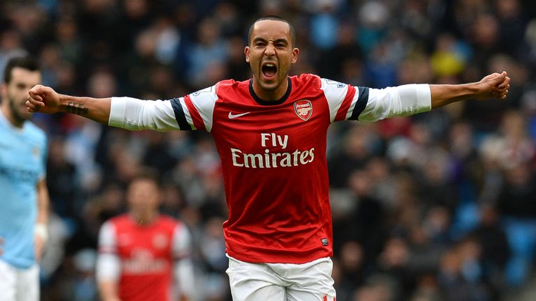 Theo Walcott soon squared proceedings, taking advantage of some chaotic City defending