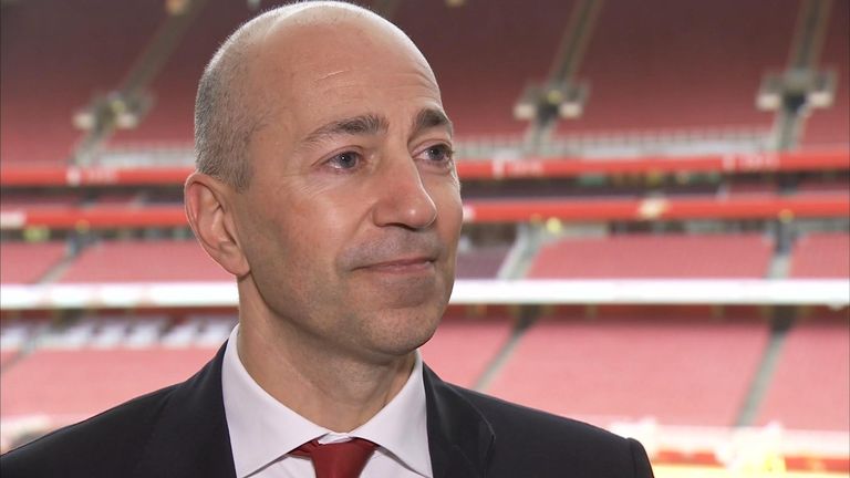 Ivan Gazidis said eight candidates were interviewed to replace Wenger