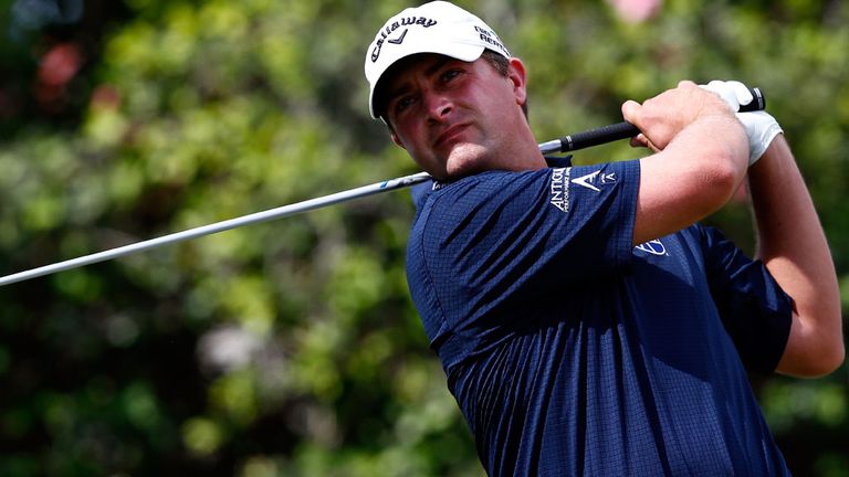 Brian Stuard en route to a second successive 65 in Hawaii