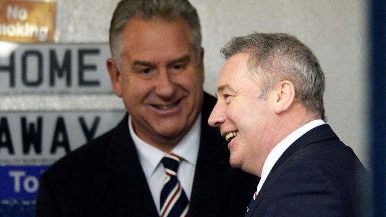 Ally McCoist (right): Encouraged by chief executive's reassurance