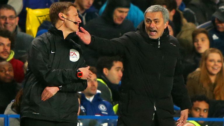 Jose Mourinho: Animated on the touchline