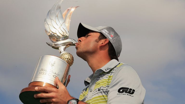Pablo Larrazabal: Spaniard takes a liking to the Abu Dhabi trophy