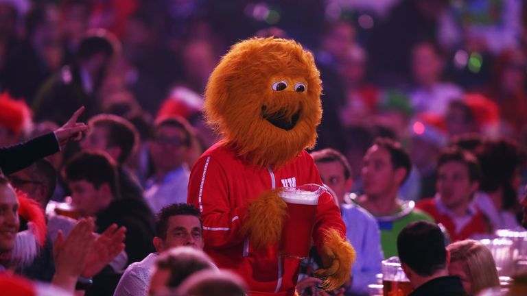 Fans attend day five of the World Darts Championship at Alexandra Palace