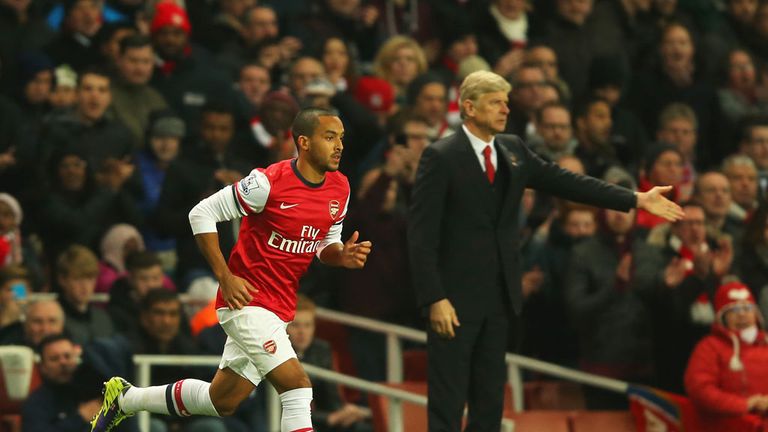 Theo Walcott: Praised by Arsene Wenger following performance against Tottenham