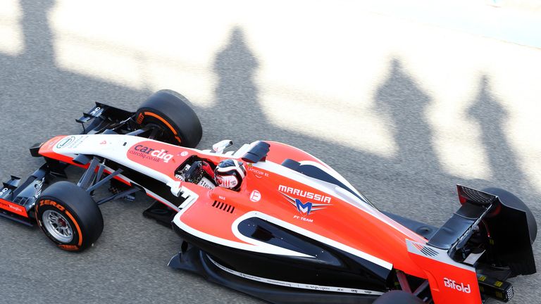 The rear of the MR03 from above
