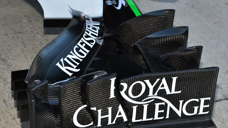 Force India VJM07 front wing