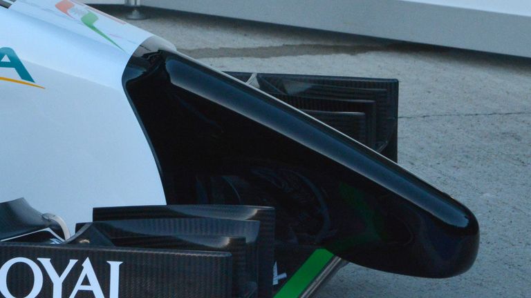 Force India VJM07 nose and front wing