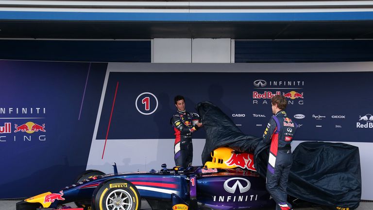 Daniel Ricciardo and Sebastian Vettel take the wraps off the RB10