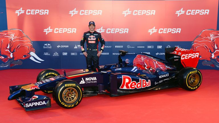 Jean-Eric Vergne with the STR9