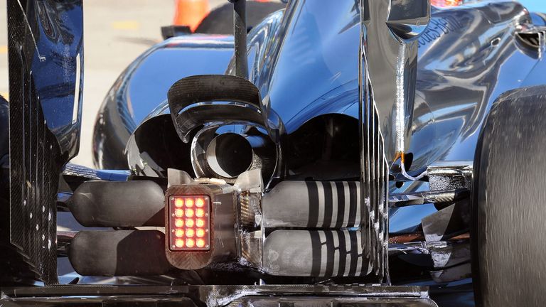 Controversy: The rear suspension on McLaren's MP4-29