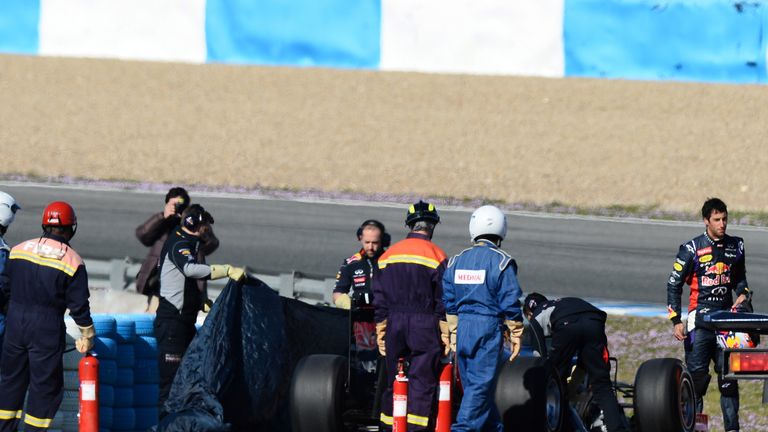 Daniel Ricciardo: Completed just three laps