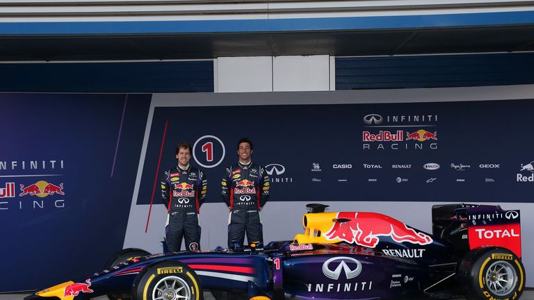 Daniel Ricciardo and Sebastian Vettel with their new office