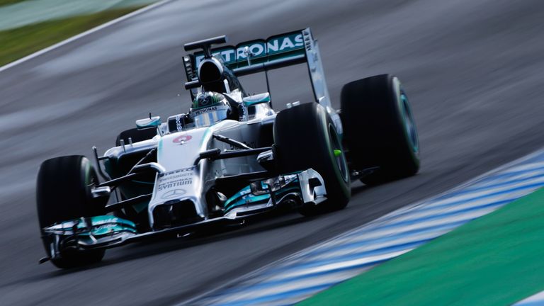 Nico Rosberg racks up the laps in Jerez