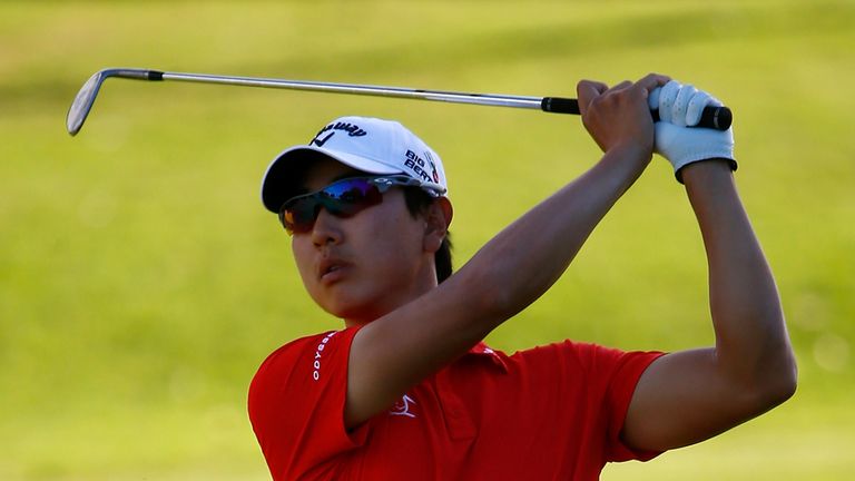 HONOLULU, HI - JANUARY 09:  Sang-Moon Bae of Korea plays a shot on the 4th hole during the first round of the Sony Open in Hawaii at Waialae Country Club o