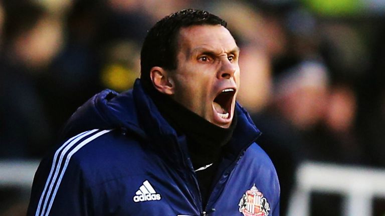 Gus Poyet: Delighted to move off the bottom of the Premier League