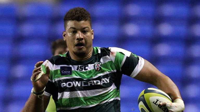 Guy Armitage of London Irish in action during the LV= Cup match against Northampton Saints