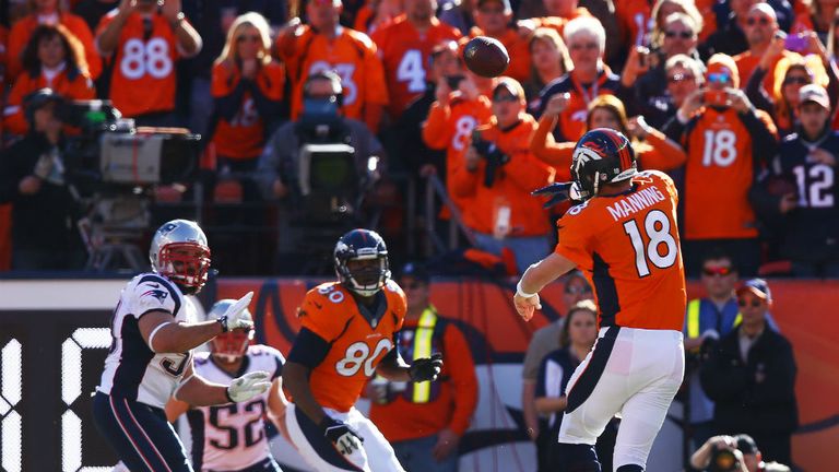 Behind Peyton Manning, Denver Broncos beat New England and advance to Super  Bowl