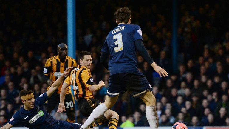 Matty Fryatt: Scored twice as Hull eased past Southend