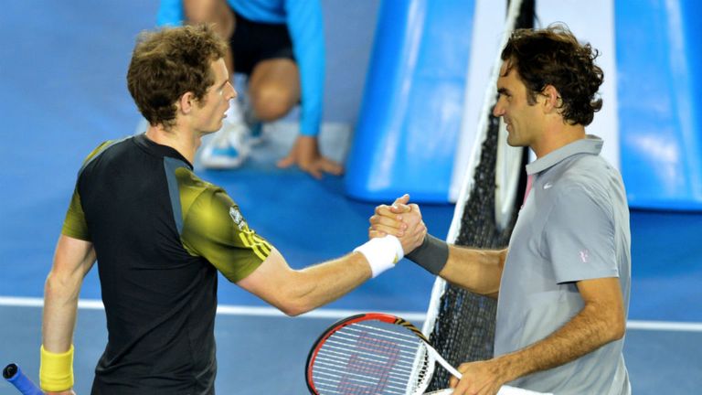 Andy Murray Roger Federer Australian Open 2013