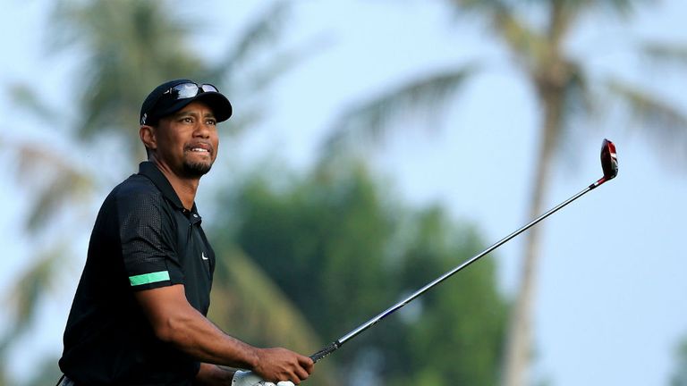 Tiger Woods R2 Dubai Desert Classic