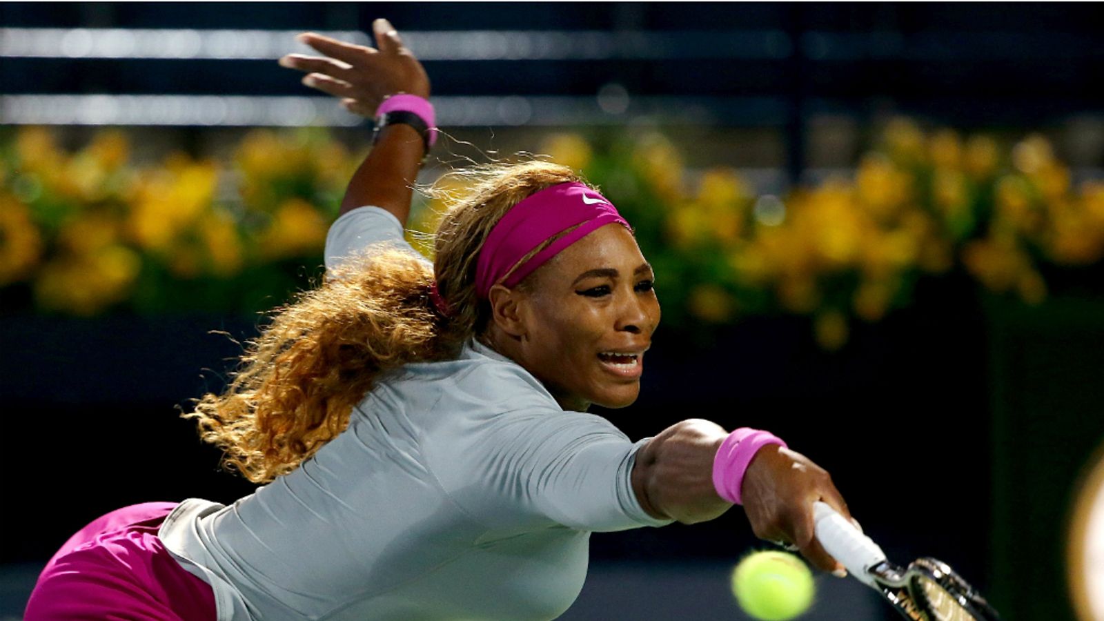 WTA Dubai Duty Free Serena Williams passes early test to reach third