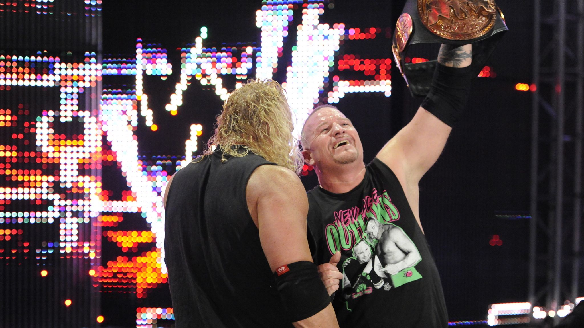 Wwe Royal Rumble 2014 New Age Outlaws And Brock Lesnar Made Waves In Pittsburgh Sky Sports