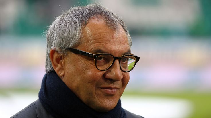 Felix Magath at the Bundesliga match between VfL Wolfsburg and 1899 Hoffenheim at the Volkswagen Arena on February 25, 2012 in Wolfsburg, Germany.
