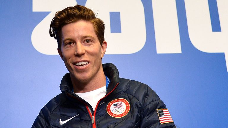 Shaun White: Will look to defend his Olympic halfpipe title on Tuesday