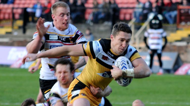 Luke Dorn: marked his return to the side with a brace of tries