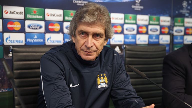Manuel Pellegrini: Says City are in a good place ahead of their trip to Old Trafford